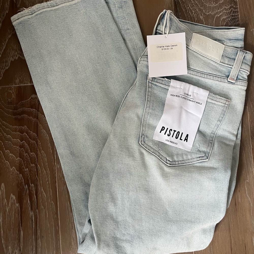 Pistola Faded Blue Denim Jeans